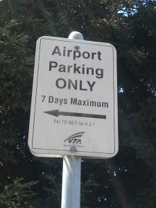 vta sjc airport sign