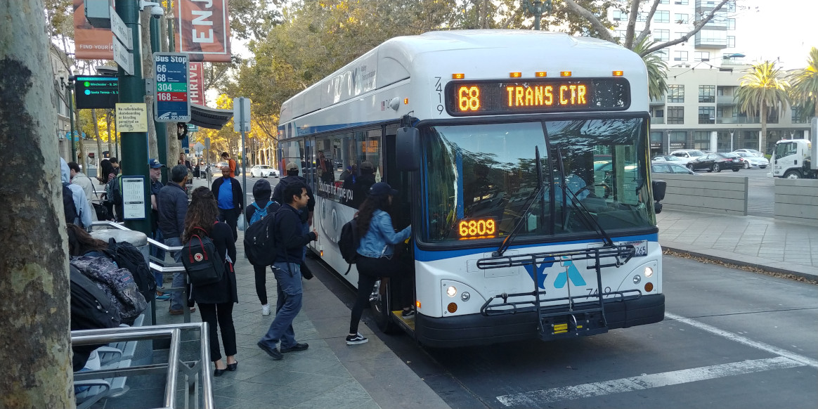 How to get to  Headquarters in San Jose by Bus, Light Rail or